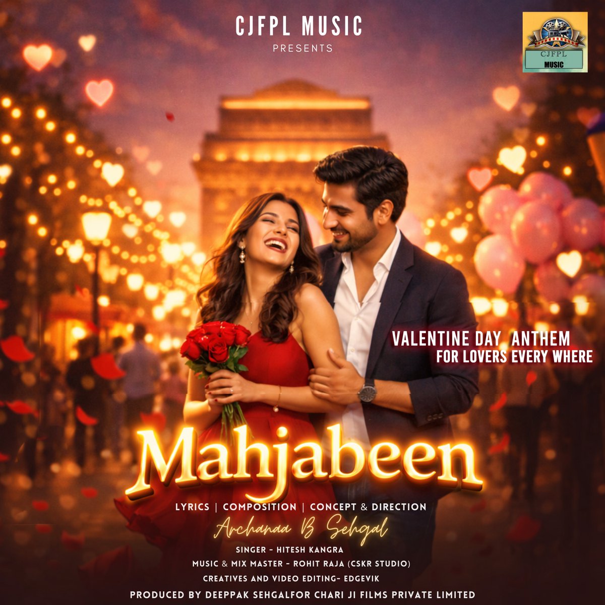 charijifilms's tweet photo. CJFPL Music presents 💝 💝 💝 Valentine Day Anthem For Lovers Every Where ♥️ ❤️ 💖 💕
Releasing Tomorrow At 7 AM https://t.co/b1WoyreR5f