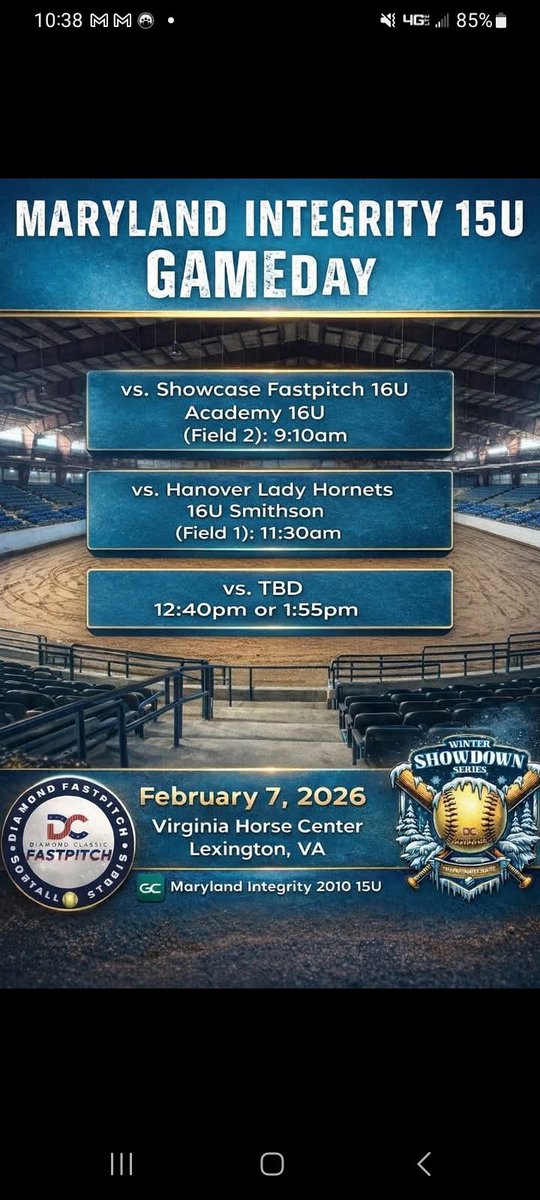 abbytrust09's tweet photo. Our schedule for this weekend! 💪 https://t.co/Pm2TxnL8rG