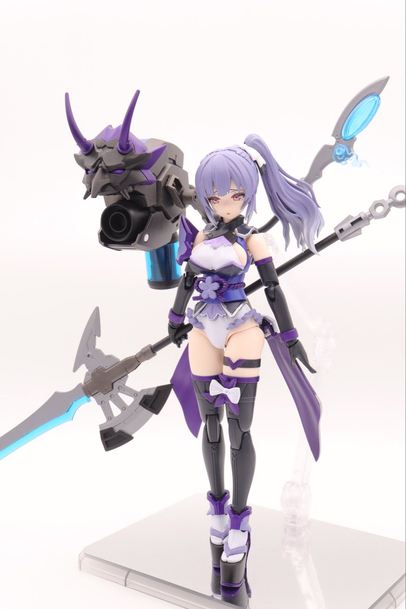 sakuramauyoruni's tweet photo. 【紫乃(シノ)】

「私は主人の刃、・・・ただ敵を斬るだけ。」

姫武者シスター。
主君へ忠誠を誓ったsister'sで編成された近衛隊に所属。

 #第3回30MS選抜オーディション https://t.co/KB8BQ2Sfuy