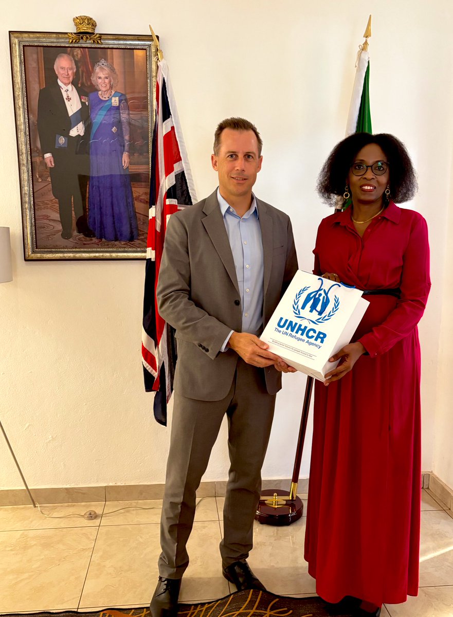 Today, <a href="/MattWoods_UK/">Matt Woods</a> met with <a href="/UNHCRCameroon/">UNHCR Cameroon</a> to reaffirm the UK’s strong support for Cameroon’s consistent &amp; impressive efforts in welcoming refugees. We’re proud to stand with UNHCR &amp; the Government of 🇨🇲 to protect vulnerable communities &amp; strengthen humanitarian response.