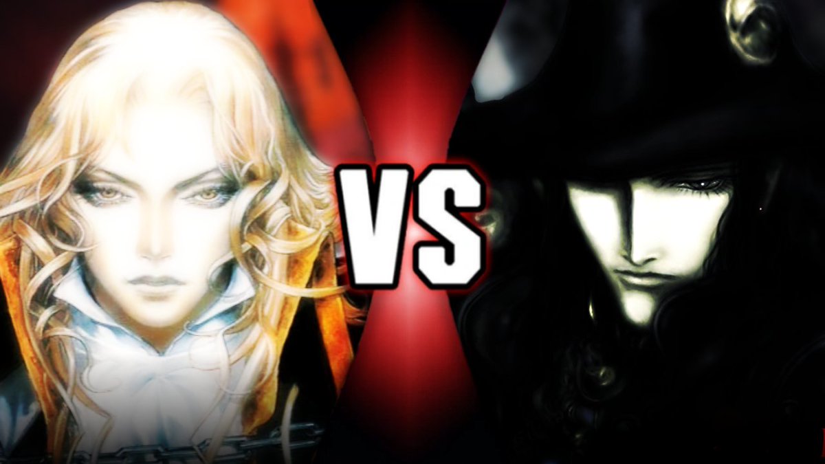 brokeinlimit's tweet photo. "Hunters Symphony"  Alucard vs D (Castlevania vs Vampire Hunter D) https://t.co/eYQ3O6WHqq