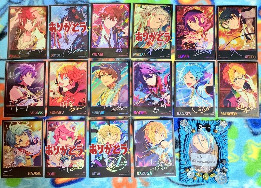 交換】あんスタ 中国 招募 星幻時序 ポラロイド 譲)1~4枚目参照 求)次