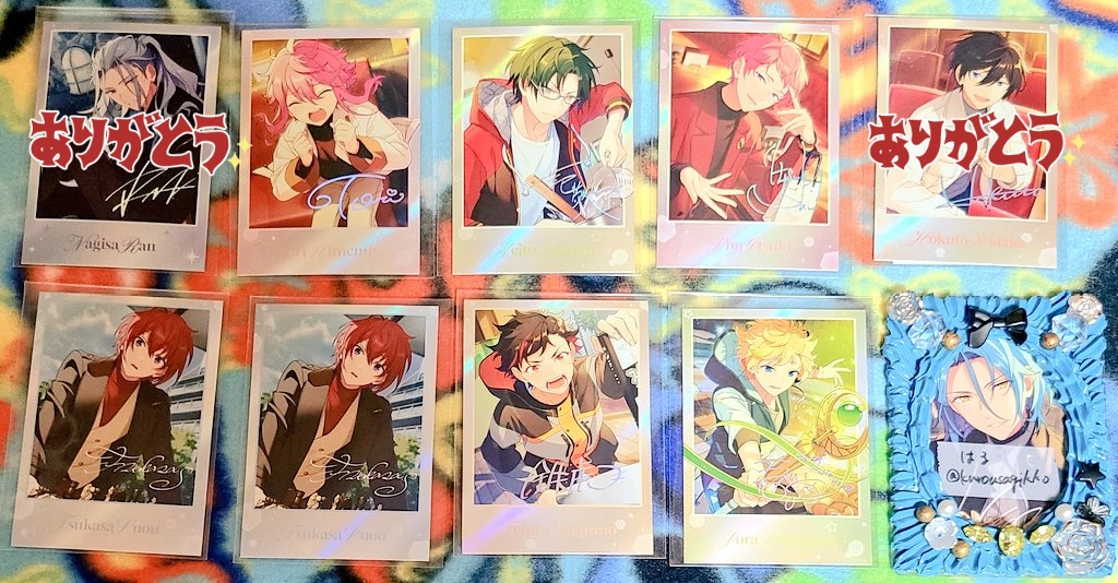 交換】あんスタ 中国 招募 星幻時序 ポラロイド 譲)1~4枚目参照 求)次