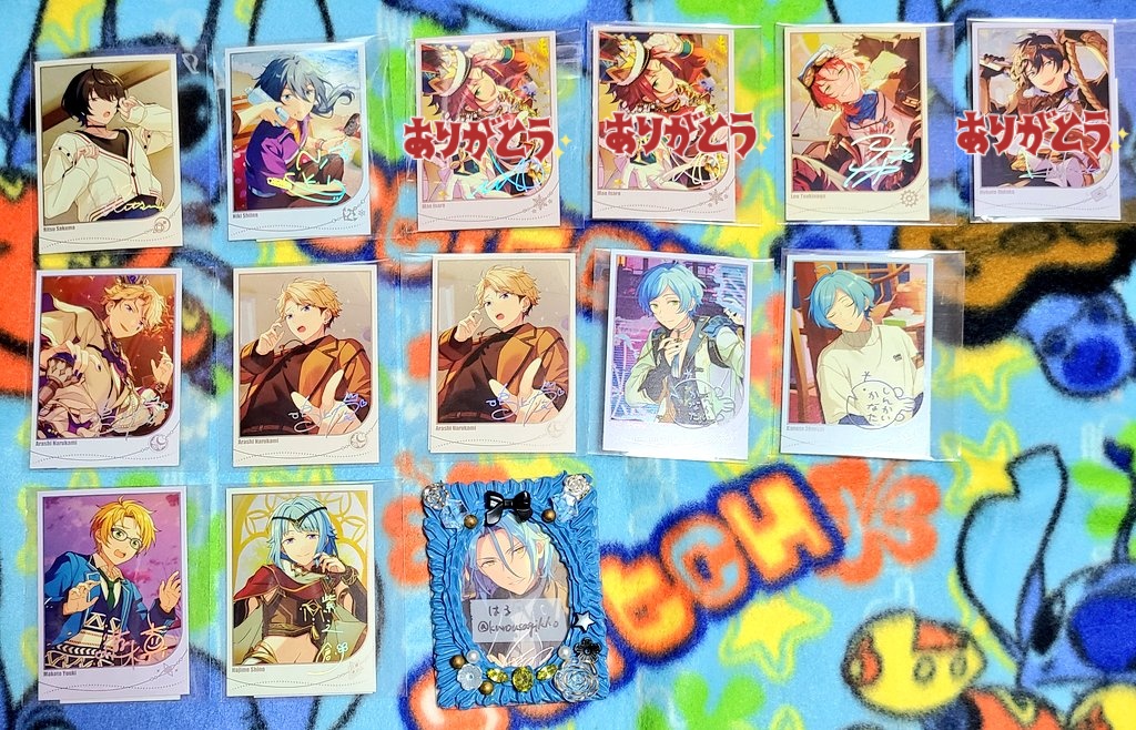 交換】あんスタ 中国 招募 星幻時序 ポラロイド 譲)1~4枚目参照 求)次