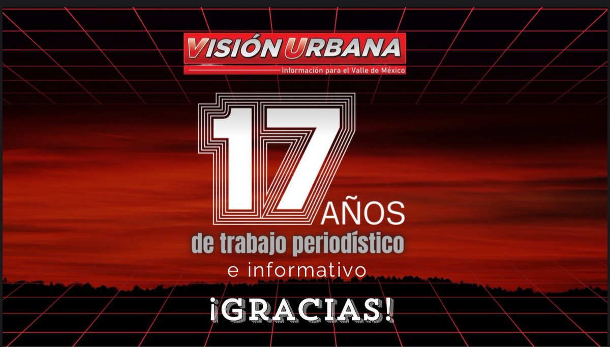 VisionUrbanaMX's tweet photo. Se escriben fácil, pero no lo son. Gracias a todos los que han hecho posible que se lleguen a estos primeros #17años de trabajo periodístico e informativo. 
Clientes, seguidores, lectores, suscriptores, políticos, servidores públicos, colaboradores, reporteros… https://t.co/WrGQAY5qnn