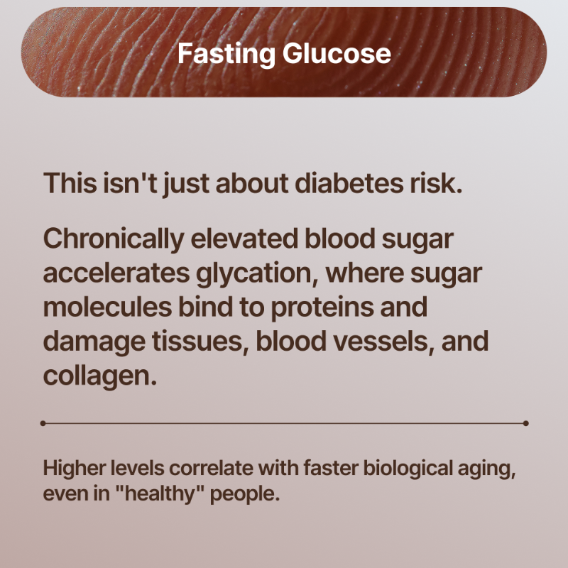 NovosLabs's tweet photo. Your lifespan isn't a mystery. It's measurable.

These biomarkers don't just predict disease, they reveal how fast you're aging at the cellular level.

The good news? Each is modifiable through nutrition, physical activity, sleep, and lifestyle.

Test. Track. Intervene early.