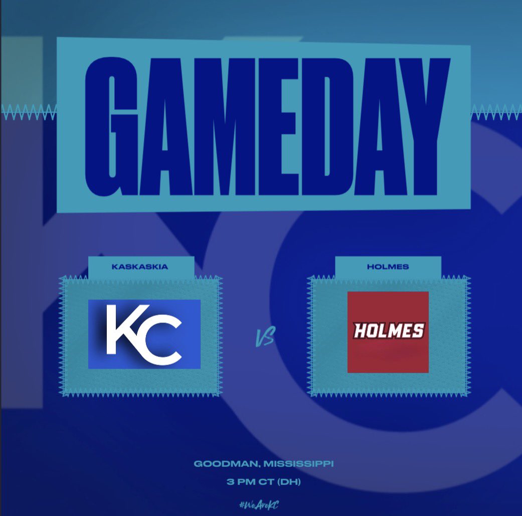It’s Opening Day! 

🆚 <a href="/HolmesCCBSB/">Holmes CC Baseball</a> 
⌚️ 3 PM CT (DH)
📍 Goodman, MS
🏟️ Charlie Donald Field 
📊 Follow along on GameChanger 
🖥️ holmesccmedia.com/white-channel/

#WeAreKC
