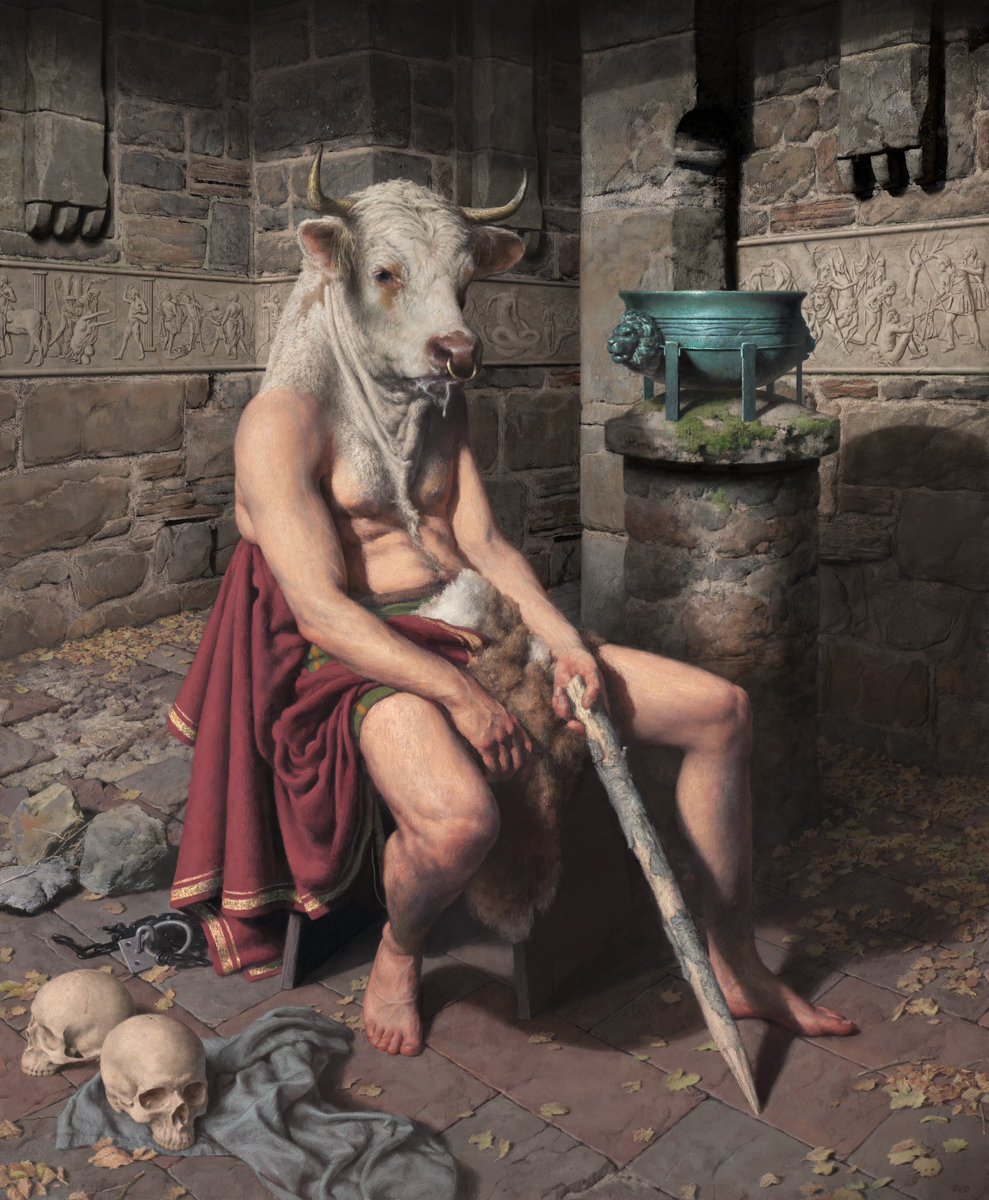 Minotaur_Man's tweet photo. Artist          vs            Art https://t.co/k6HJduhAgL
