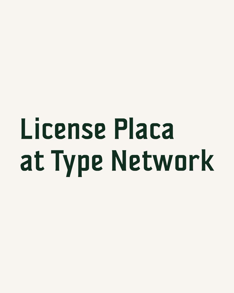 Placa is a typographic love letter to Barcelona. Born from the city’s iconic street signs and reimagined as a full type family, it ranges from Fina to Gruixuda and includes a Variable Font. 6 styles starting at $55. 👉License it at our link in bio!