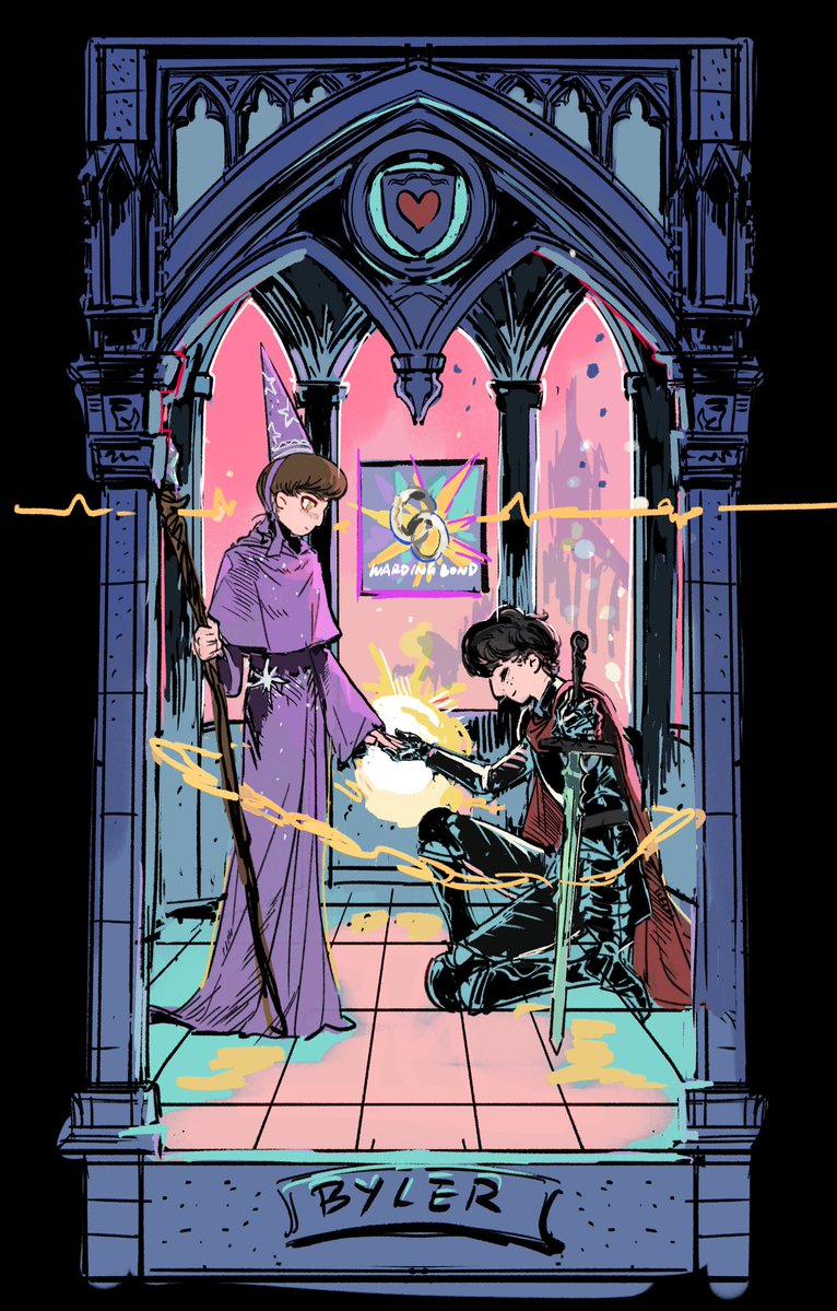 #byler 画得我受不了了 就这样吧