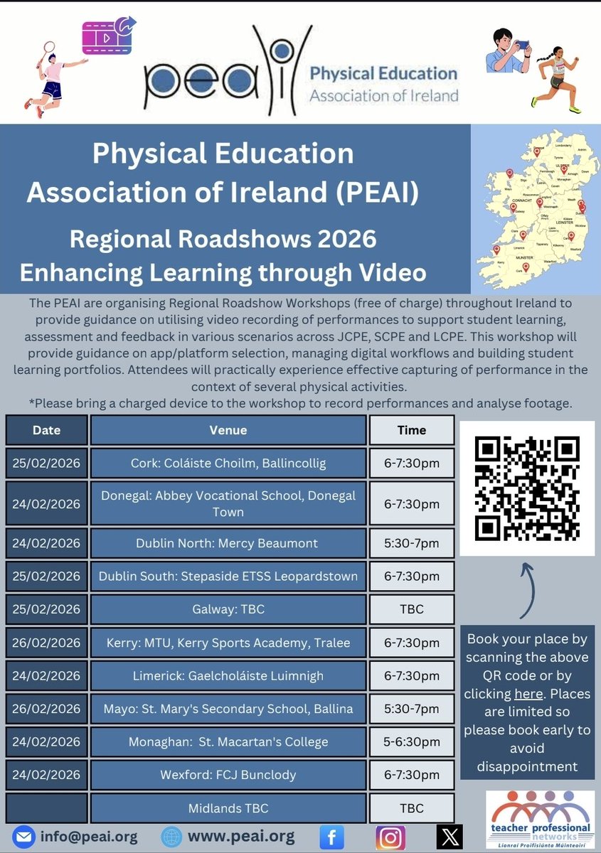 Physical Education Association of Ireland tweet media