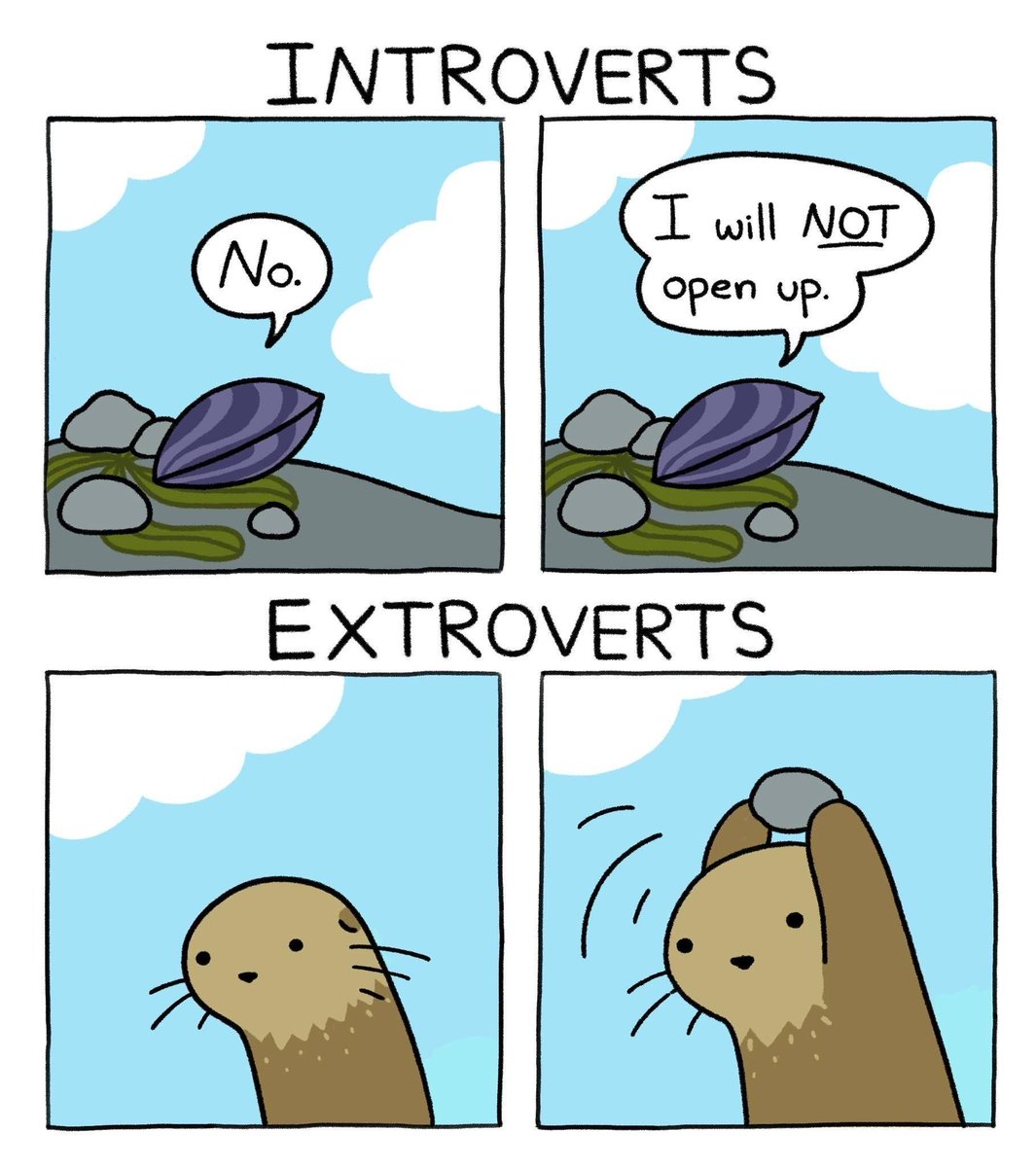 Damn extroverts...