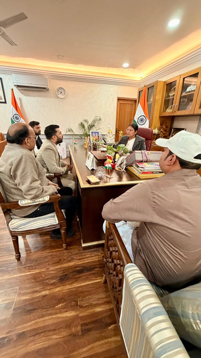 DrAnkitMogha's tweet photo. An inspiring meeting with Hon’ble Cabinet Minister 
           Shri Savitri Thakur Ji @savitrii4bjp 🇮🇳 
     ( Ministry of women &amp; child development @ministrywcd )

Discussed key issues impacting our society 💬
Thank you, Didi, for your warmth, support
#TrendingNow #EpsteinFiles https://t.co/97tDPNdbS3