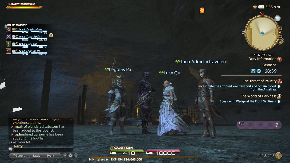 Been coping from everything that's happening in Minnesota by playing ffxiv with my family and we're having a blast