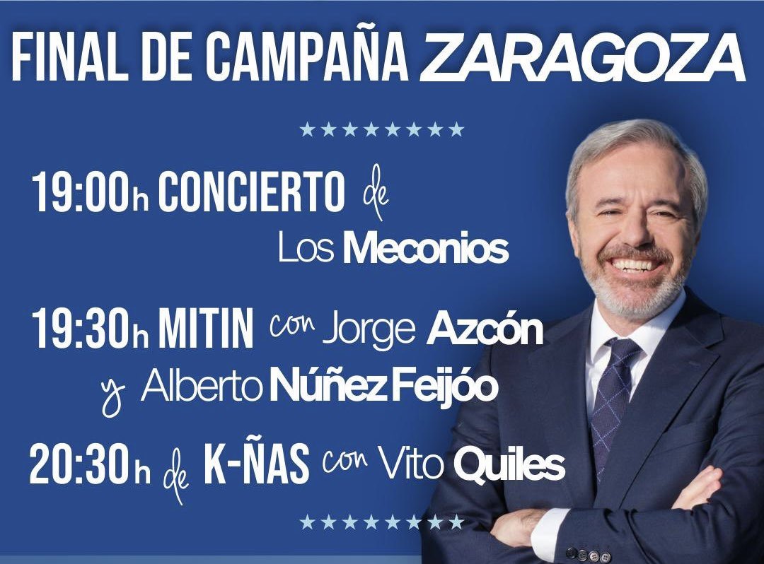 Menudo cartel. 

Yo pensaba que con lo de Los Meconios ya el PP ya había tocado fondo. 

Pues no, todavía era posible superarse en eso de ser más VOX que VOX.

Un partido moderado, dicen. En fin.