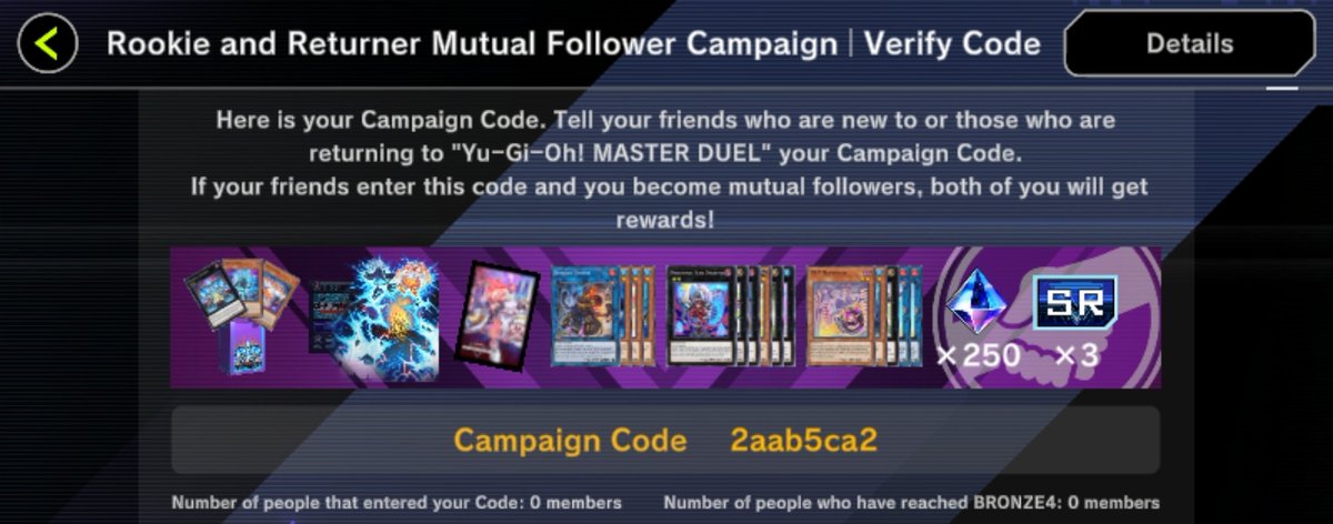 SHoloron94's tweet photo. Anyone thinking of joining/starting #YuGiOhMASTERDUEL  you can use my code below to get loads of free cards: #MasterDuel #yugioh

2aab5ca2 https://t.co/CBcHiCfsPw