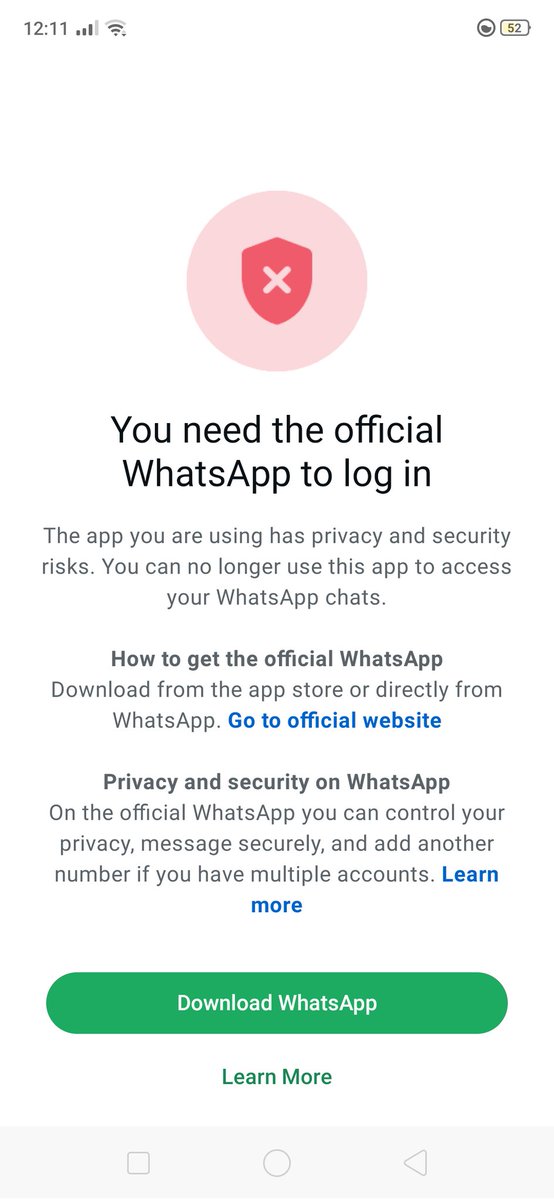 Gilbertanari's tweet photo. @WhatsApp help https://t.co/zob0ubsEpj