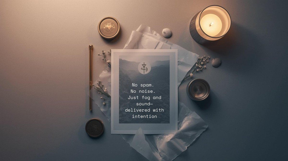 V3iled_Truth's tweet photo. For the Conscious Collectors &amp; Aesthetic Seekers.

No Spam. No Noise. 
Just Fog and sound. 
Delivered with intention.

Journey with us beyond the V3iled:
https://t.co/R52kA4Gyik

V3iled 
#V3iled https://t.co/E2zmt9OSIs