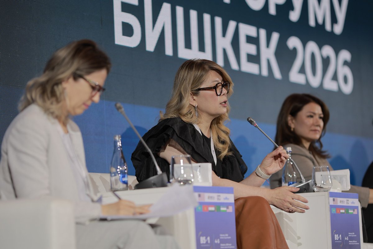 CIPEglobal's tweet photo. 📍 The #B5plus1 Forum wrapped up in Bishkek after two days of public-private dialogue.
More than 400 leaders from the U.S. and Central Asia advanced business-led solutions on critical minerals, agriculture, e-commerce & IT, transport & logistics, tourism, and finance & banking.
🇰🇬🇰🇿🇺🇿🇹🇯🇹🇲🇺🇲
#B5plus1 #C5plus1 @MFA_Kyrgyzstan @AmChamKgOffice