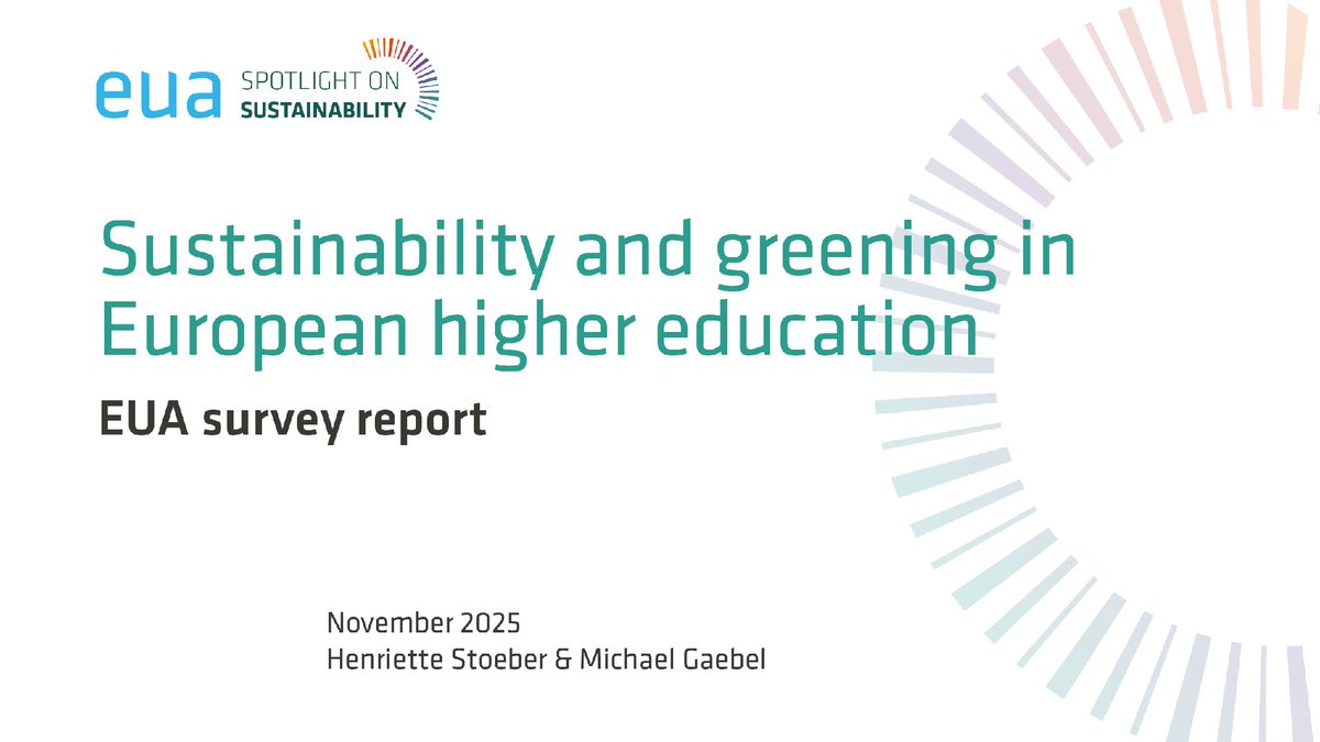 euatweets's tweet image. 🌿 #Sustainability brings wide benefits for universities: better campus life, R&amp;amp;I opportunities, hands-on learning &amp;amp; teaching, staff and student recruitment, partnerships with other institutions and society at large and cost savings. 
📘 Full report bit.ly/44ukacv