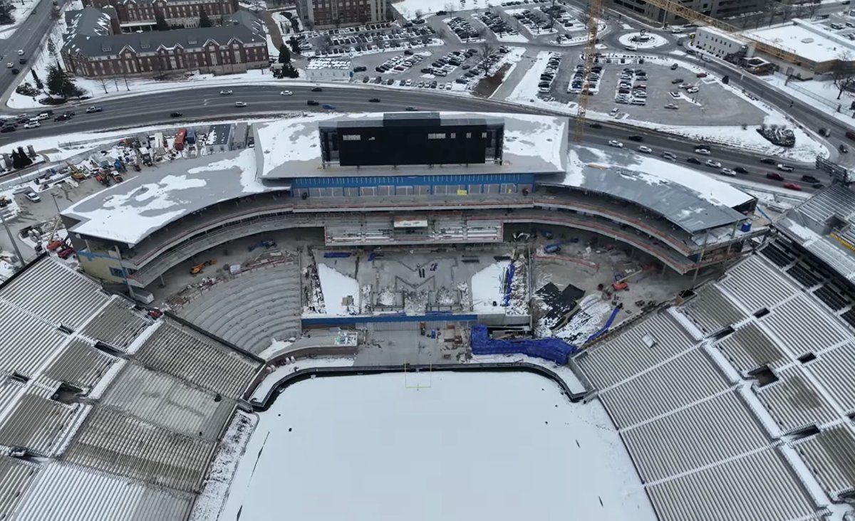 Memorial Stadium Centennial Project Tracker tweet media