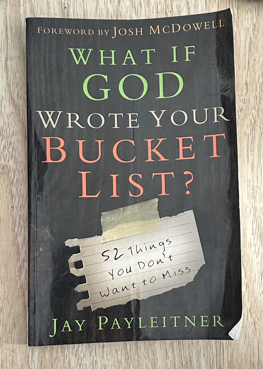 Book 2/100 for 2026 

<a href="/JayPayleitner/">Jay Payleitner</a> 
 
I just finished What If God Wrote Your Bucket List? by Jay Payleitner, and I have to say—it’s a powerful, inspiring read. This isn’t your typical bucket list book. Instead of chasing worldly achievements, it challenges you to reframe your