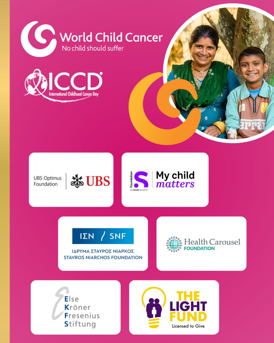 WChildCancer's tweet image. With #ICCD just around the corner, we are highlighting why holistic care matters for children with cancer, not only on one global day of advocacy, but every day.

Thank you for being partners who believe in care that treats the whole child, not just the disease.