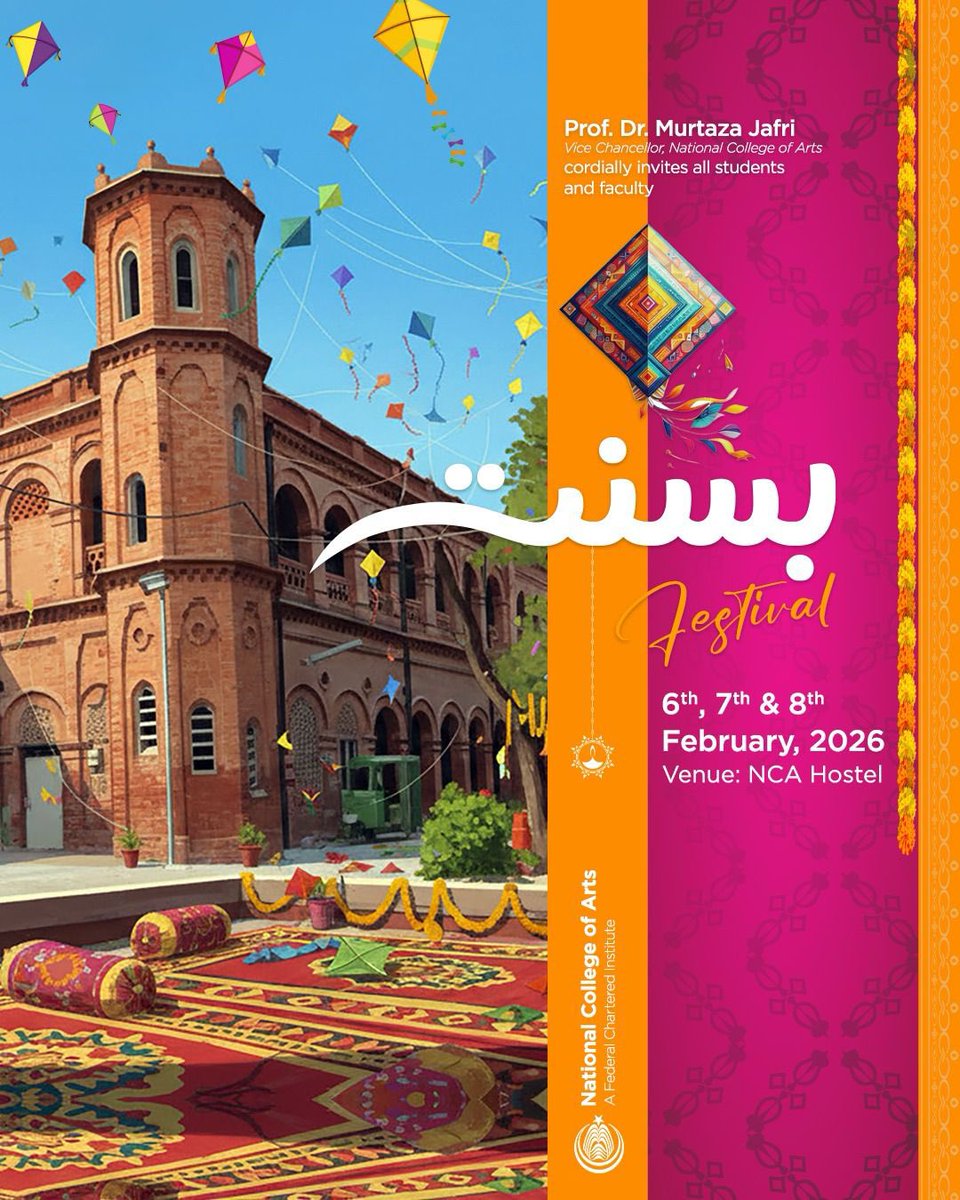 National College of Arts (NCA) tweet media
