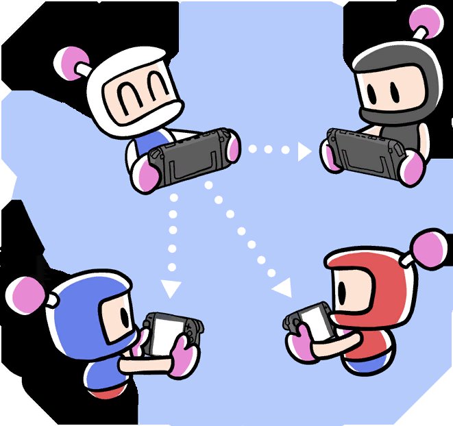 One of the more interesting things about the Super Bomberman Collection is this series of what I heavily suspect to either be new or repurposed (and unseen) artwork done in Shoji Mizuno's older style.

The fourth image is 100% new, obviously.