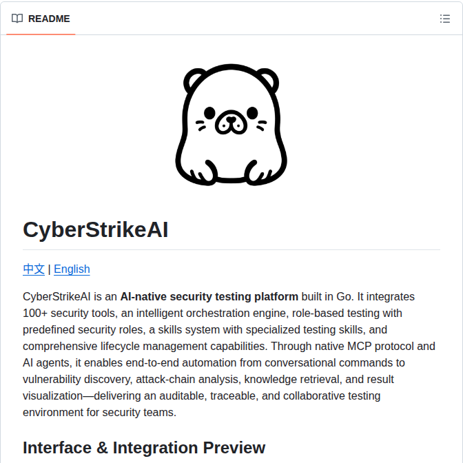 tom_doerr's tweet photo. Security testing platform with orchestration engine

https://t.co/NKqsNvdId5 https://t.co/rotLuMg49N