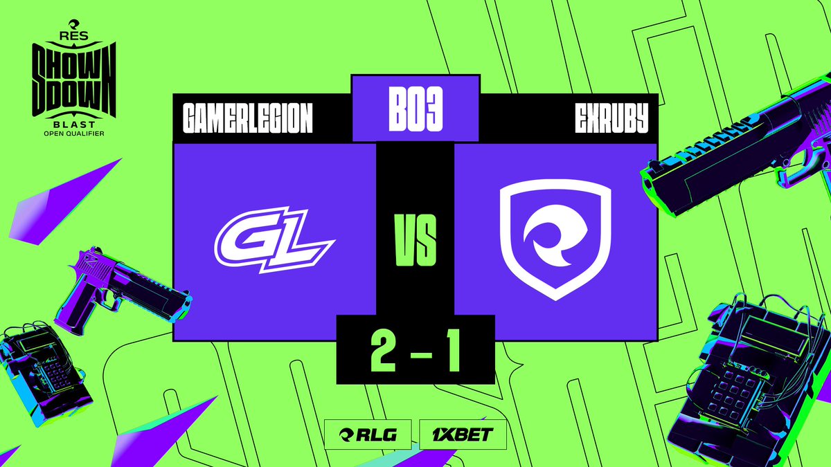 REScircuit_EN's tweet photo. #RESShowdown | A @BLASTPremier Open Qualifier

@GamerLegion don't let us experience two shocks in a row, as they manage to calm down the wave which #exRUBY rode on &amp; thus secure a semi-final berth for themselves! 🫡

#BLAST x #RLG | #CS2 @RelogMedia https://t.co/8ovkncSYuj