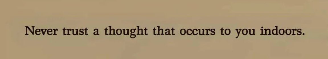 Nietzsche on walking