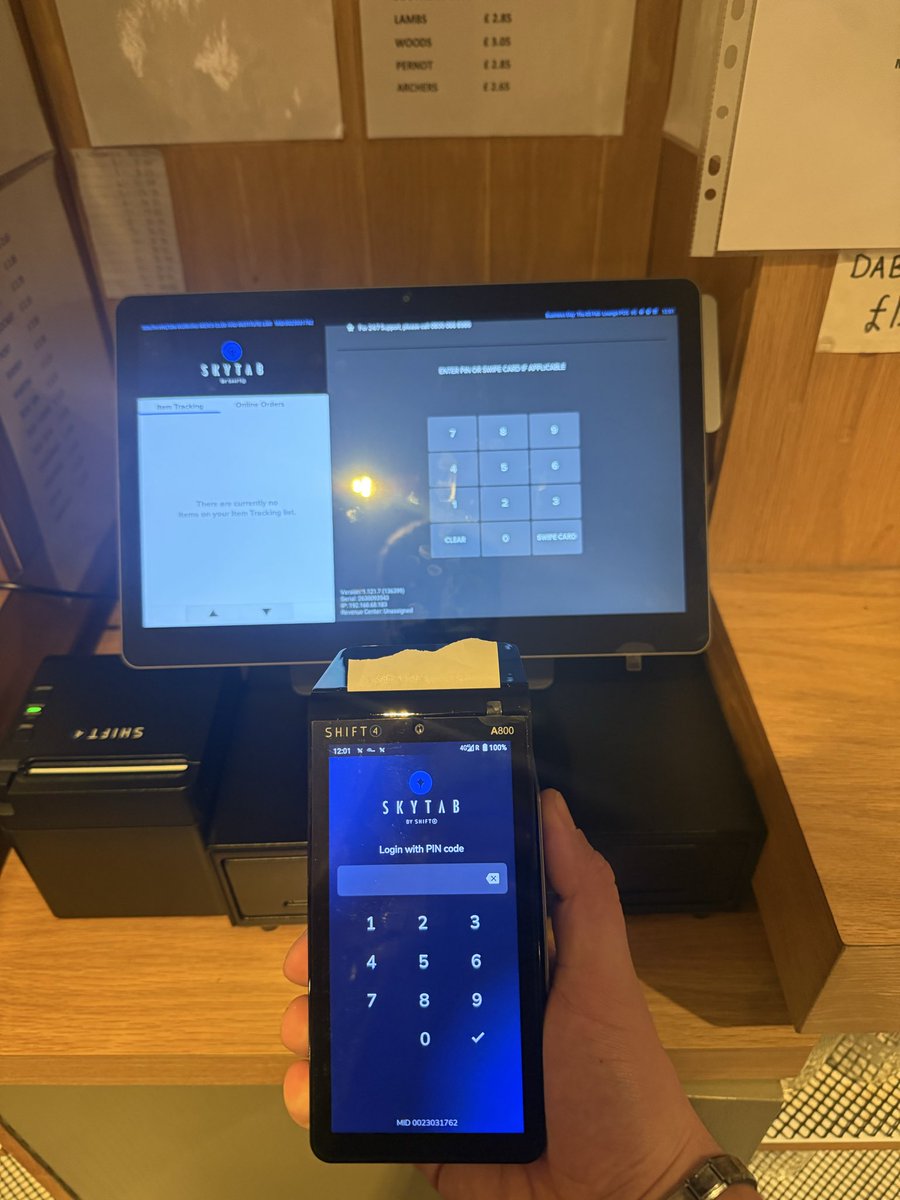 Troy_Shift4Dine's tweet photo. Another one added to the @Shift4 family! This time we’ve been at South Hylton Working Man’s club to install 3 @SkyTabPOS🚀Making sure the whole venue runs in one smooth operation💪 https://t.co/aH4mknYq43