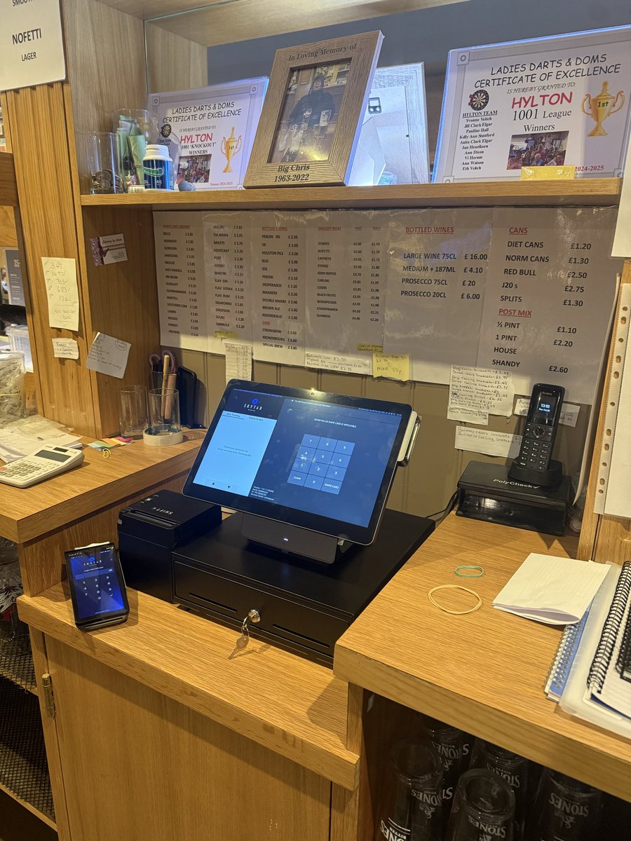 Troy_Shift4Dine's tweet photo. Another one added to the @Shift4 family! This time we’ve been at South Hylton Working Man’s club to install 3 @SkyTabPOS🚀Making sure the whole venue runs in one smooth operation💪 https://t.co/aH4mknYq43