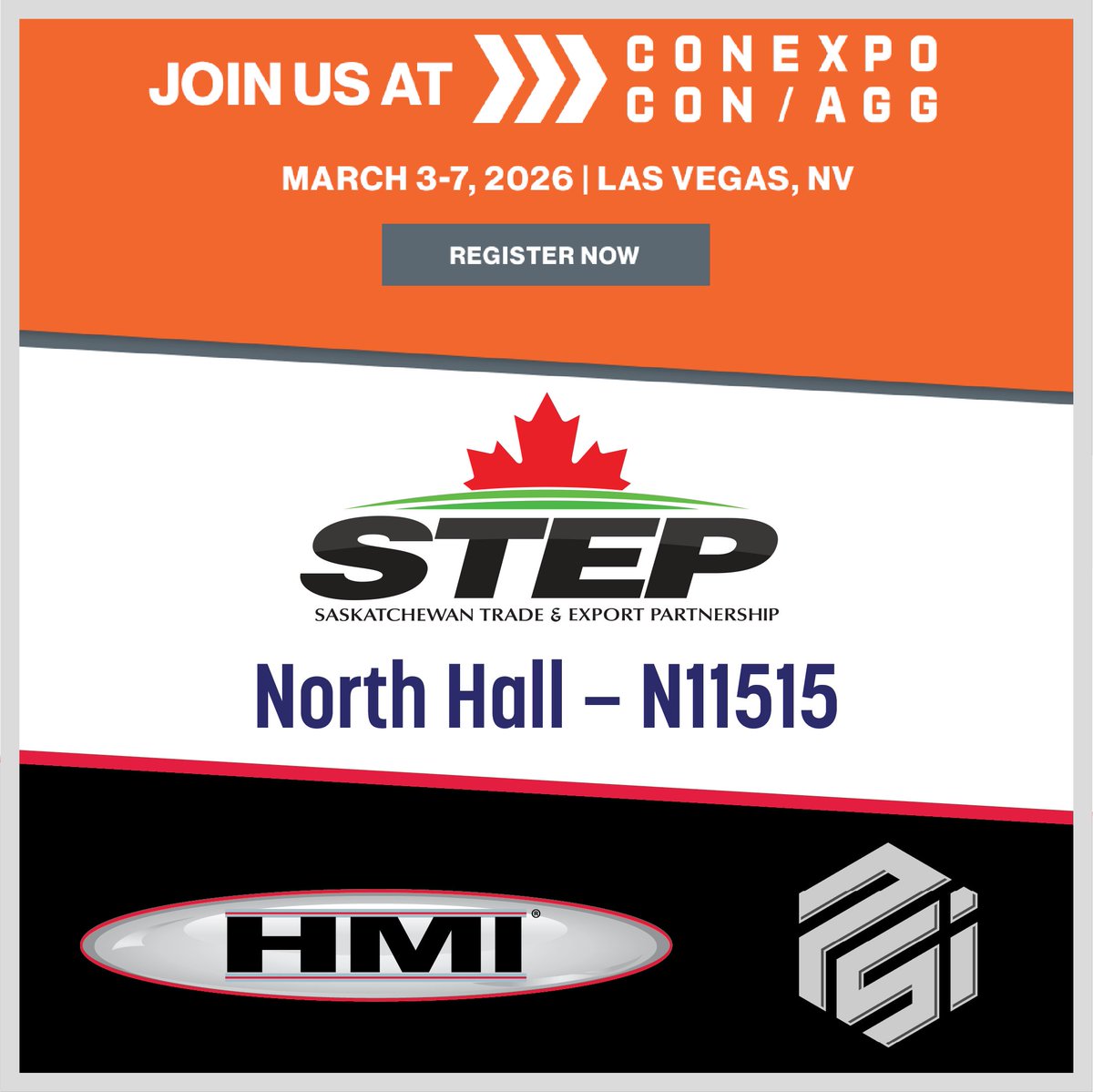 HMICompany's tweet photo. ◼️Join us at Con-Expo◼️
Our PSI and HMI partnership is ready to make waves in the concrete and asphalt repaving industry – stop by to see how
▪️March 3-7
▪️Las Vegas, NV
▪️North Hall - Booth # N11515 https://t.co/yKX0A5arRc