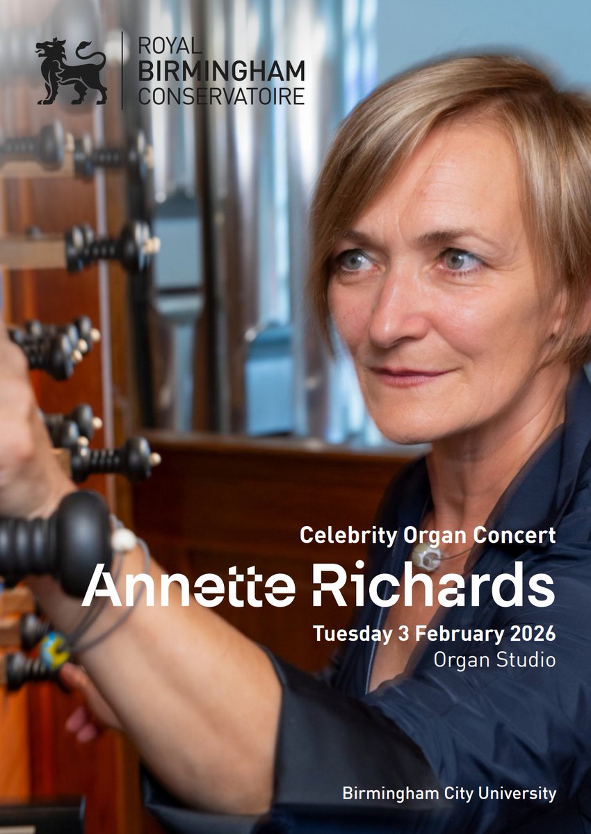 Royal Birmingham Conservatoire Organ Department tweet media