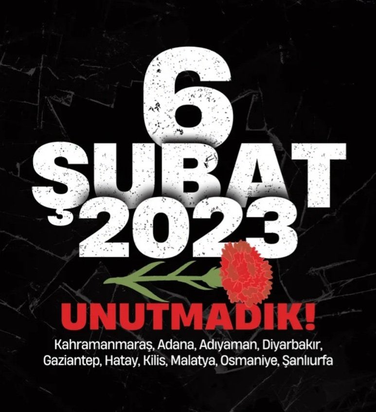 #unutamayız
6 Şubat depremlerinde hayatını kaybedenlere rahmet, kalanlara selamet diliyorum. Başımız sağ olsun 😔