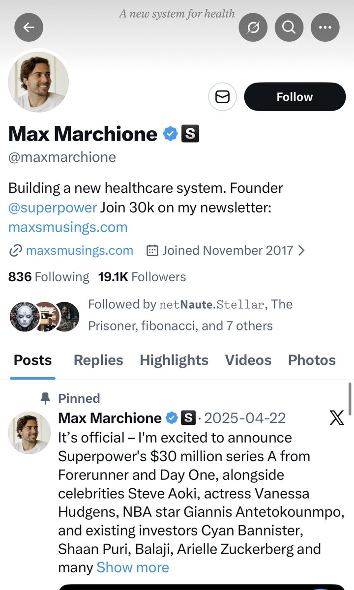 MemeRetire's tweet photo. @100xprobability @Pumpfun $superpower @superpower on @BagsApp should be looked into a bit. Founder @maxmarchione did deploy it and has been claiming. $3k already 

CaVLbz1XDB2YcUJRCMKtnv1EH1j1e2VVPFCd2FTFBAGS https://t.co/76vi5Gi01M