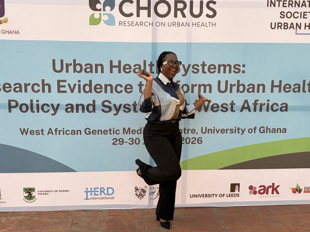 glamaureen_'s tweet photo. I presented my research work on “Multisectoral actions for the prevention and control of CDs and NCDs” during the CHORUS policy event held at University of Ghana.

With my team at Health Policy Research Group, we contribute to build a health system that serves everyone. https://t.co/sbuWXksnqX