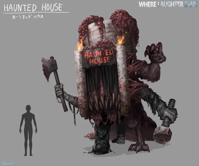 Horror Creature Designer Specialized in organic / grotesque / atmospheric designs ▼Portfolio (ArtStation)