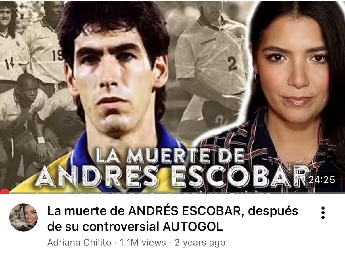 LaChilito's tweet photo. Fue asesinado Santiago Gallón,capo del narcotráfico con presuntos nexos con el paramilitarismo en Antioquia y sindicado del asesinato del futbolista ANDRÉS ESCOBAR

Conozca la Historia en mi #canaldeYouTube ➡️➡️➡️ https://t.co/dLbI20gnxP

#Historia #Colombia #crimen #youtubevideo https://t.co/3RVt6u5VDi