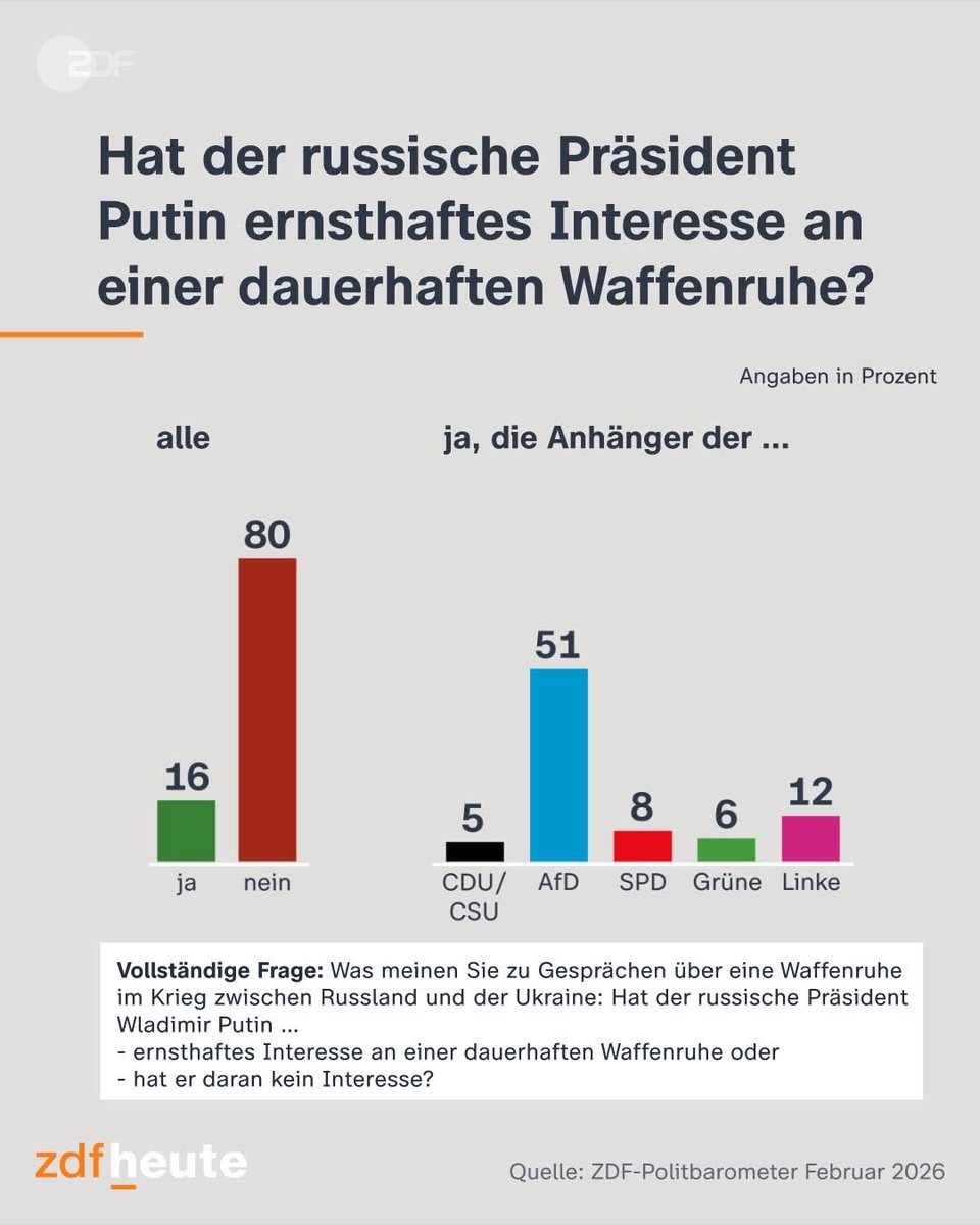 AfD-Anhänger sind rückgratlose Putin-Anhänger