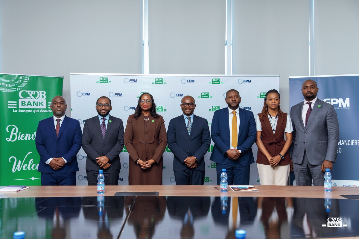 crdbbankcongo's tweet photo. CRDB Bank et le FPM ASBL ont signé un Accord d’Assistance Technique pour structurer une offre bancaire performante en faveur des PME en RDC, afin de faciliter l’accès au crédit et soutenir la croissance des entreprises locales.

#crdbbankcongo #FPM #PME #Entrepreneuriat #RDC https://t.co/VHpjshejfQ