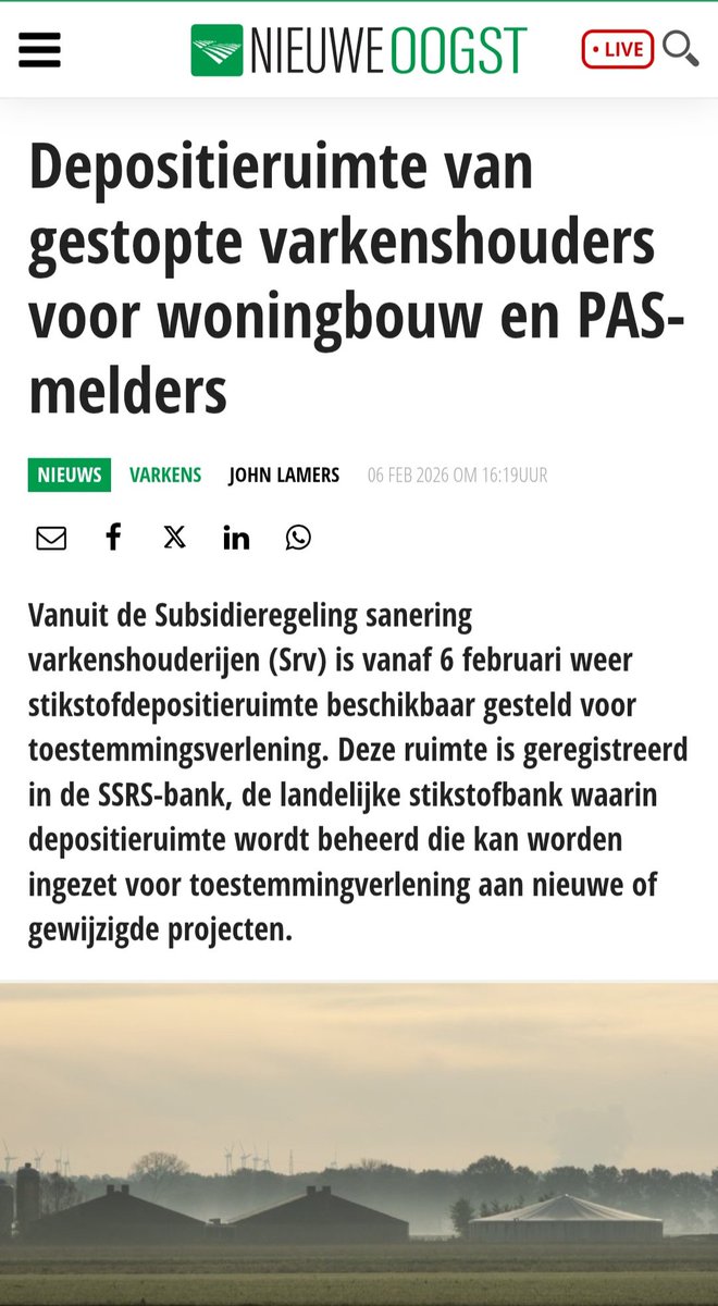 Zou er ook nog wat van onze boerderij in dat "potje" zitten
En zou ik daar dan ook nog inspraak over kunnen claimen
Onze medewerkster van destijds zoekt nog wat ruimte #PASmelder