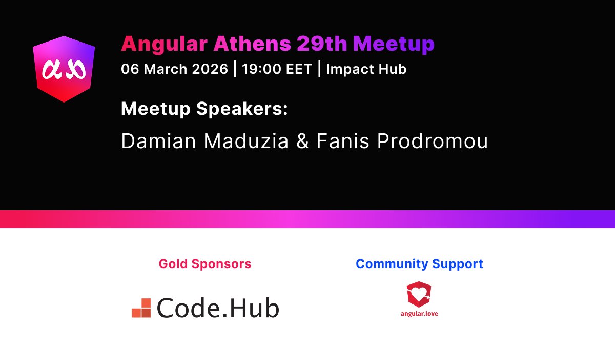 AngularAthens tweet media