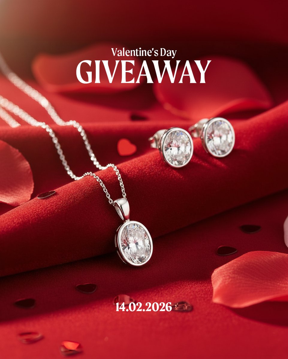 ♥️ Valentine's Day Giveaway! ♥️

We are spreading the love! Enter now for a chance to win this stunning crystal oval stud and pendant gift set.
⁠
How to Enter:⁠
▪️ Like this post⁠
▪️ Follow us
▪️ Tag someone you love!
⁠⁠
Good Luck! ♥️

#Win #Giveaway #ValentinesDay