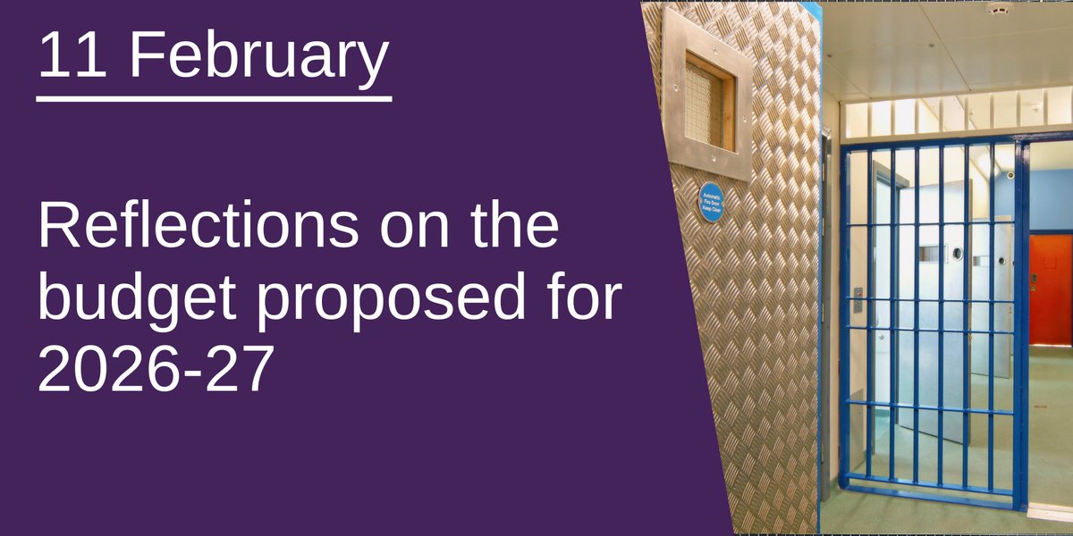 SP_Justice's tweet photo. On Wed 11 Feb we will hear from @scottishprisons @SCTScourtstribs and @COPFS on the impact the 2026/27 Scottish Budget and spending review will have on them.

See here for more information: https://t.co/jD3cGGXH1U https://t.co/lRGBkcTfFH