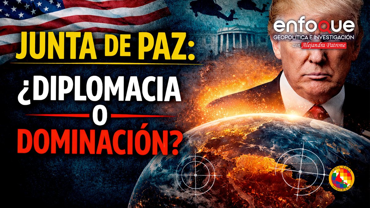 Junta de Paz: ¿diplomacia o dominación? Enfoque entrevistó al antropólogo Andrés Serbin, Doctor en Ciencias Políticas. youtu.be/R4DmlHxW4BY?si… a través de <a href="/YouTube/">YouTube</a> oque entrevistó