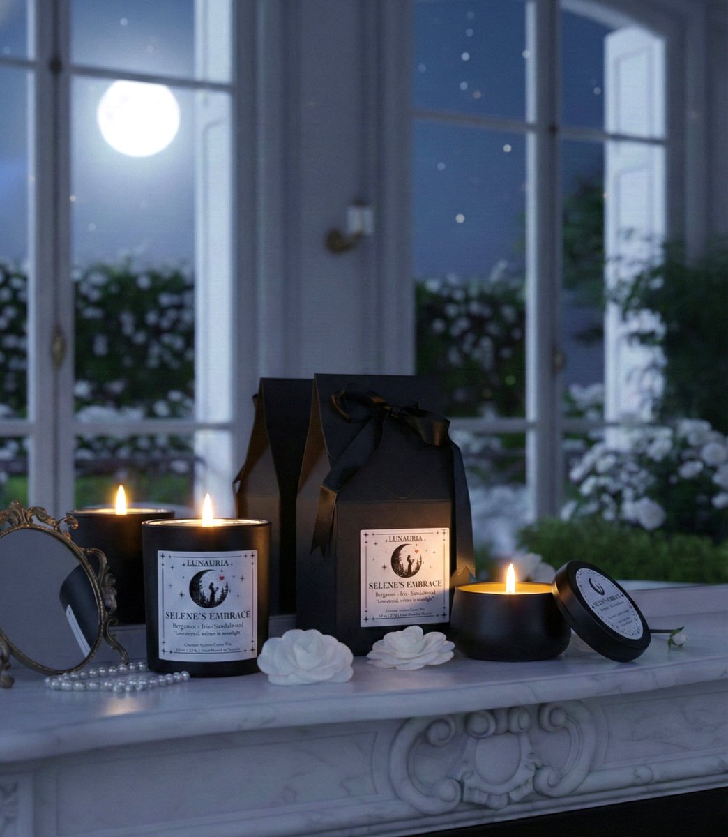 Introducing "Selene's Embrace" Bergamot-Iris-Sandalwood

Named for the moon goddess, "Selene's Embrace" is a luminous floral with a warm, sensual base, ethereal, and timeless—like a whispered vow beneath the stars. Perfect for Valentines Day!
lunaurialux.com/shop/selene-s-…