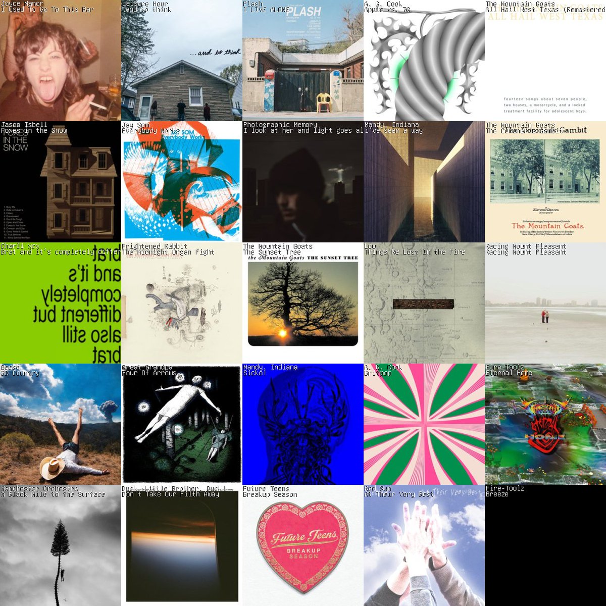 CosperClick's tweet image. emo music + dating someone who's into The Mountain Goats 5x5